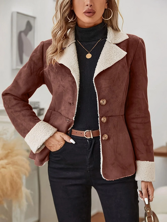 Women's Turn-down Collar Coat