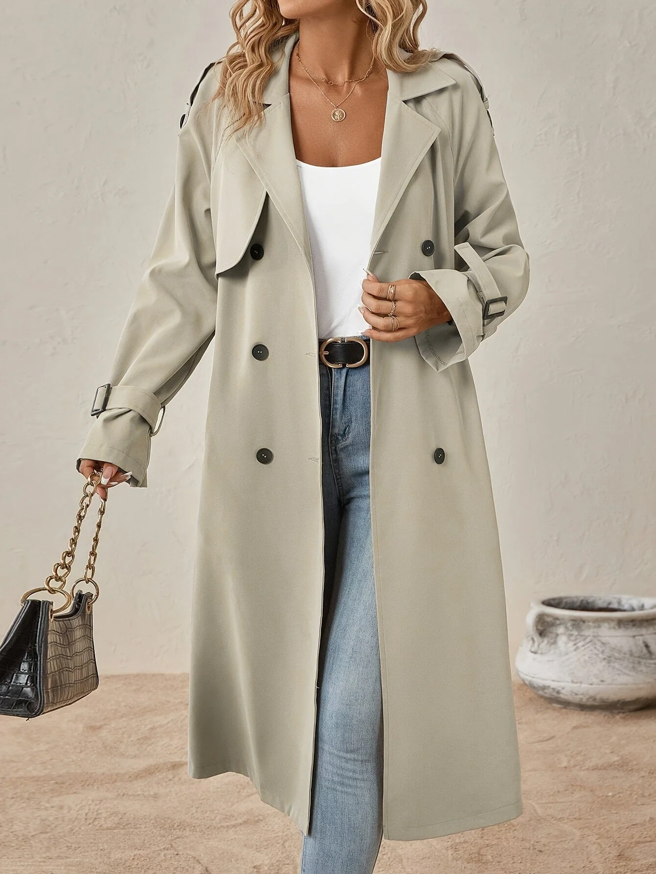 Women's Belted Coat